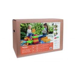 Marioinex ‘brick’ building blocks + 2 wheels, 30 pieces