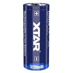 ACUMULATOR 26650 LI-ION 5200MAH CU PROTECTIE XTAR