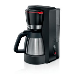 Cafetiera TKA5M253, manuala, 1.1L, 12 cesti, 1000W, negru