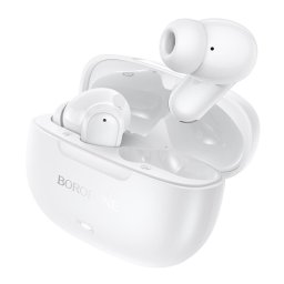 Casti Casti fara Fir, BT6.0, ANC + ENC - Borofone Mellow (BW96) - White