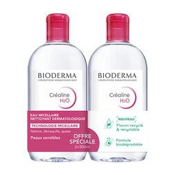 Créaline H2O Cleansing Micellar Water Set Duo - Sada čisticích micelárních vod