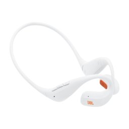 Căști Sport Neckband Open-Ear JBL Endurance Pace, IP68, Autonomie 10 ore – Alb