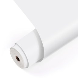 Folie vinyl adeziv permanent LOKLiK 30.5 x 1200 cm, mata, alba