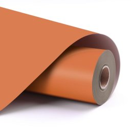 Vinyl adeziv permanent, portocaliu mat, 30,5 x 180 cm, LOKLiK