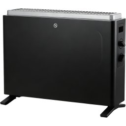 ZEVENTI - Încălzitor/convector electric 800/1200/2000W/230V negru