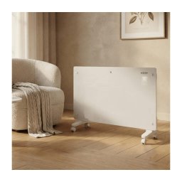ZEVENTI - Convector electric inteligent cu afișaj LCD 2000W/230V Wi-Fi alb