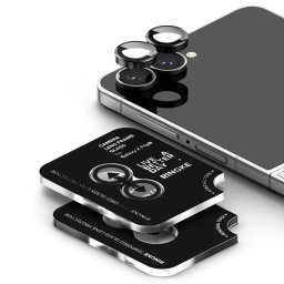 Folie de protectie Camera Spate Ringke pentru Samsung Galaxy Z Flip8 F776, Sticla Securizata, Set 2 bucati, Neagra