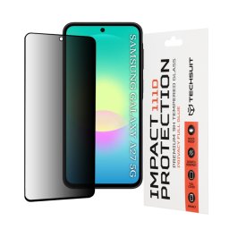 Folie de protectie Ecran Privacy Techsuit pentru Samsung Galaxy A27 5G, Sticla Securizata, Full Glue, 111D