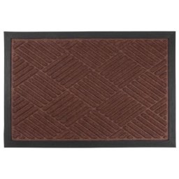 Covoras de intrare din acrilic 40x60 cm, baza cauciucata, model Parchet