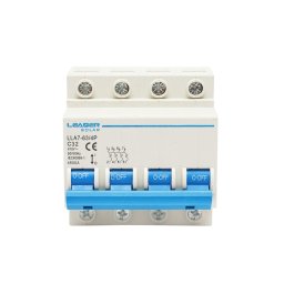 Siguranta automata tip întreruptor 4P 32A 415V Leader pentru sina DIN