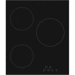 Plita vitroceramica MPM-45-VCB-21, 3 zone de gatit, 43,7 cm, negru