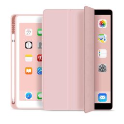 Husa tableta TECH-PROTECT Smartcase Pen compatibila cu iPad Air 4 2020 / 5 2022 Pink