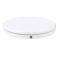 Suport Rotativ PULUZ pentru Poze Filmulete sau Expunere Produse Diametru 45cm Greutate Maxima 100kg Telecomanda Alb
