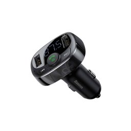 Modulator FM Baseus CCMT000001 2x USB 1x microSD Bluetooth 4.2 Negru