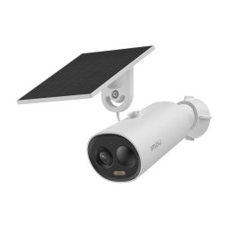 Camera supraveghere IMOU Cell 3C AIO cu panou solar, Exterior, 5MP, 2304x1296, Smart Detection, Smart Tracking, Night Vision, IP66, WiFi, USB-C, Alb