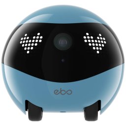Camera supraveghere enabot EBO AIR 2 cu camera de supraveghere pentru interior, 2K, 2304 x 1296, 2450 mAh, Aplicatie dedicata, Albastru