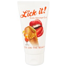 Lick It Sex on the Beach Lubrifiant Vegan cu Aromă de Cocktail 50 ml