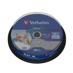Mediu optic Verbatim BD-R SL Datalife 6X 25GB 10 bucati