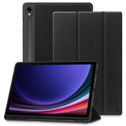 Husa tableta TECH-PROTECT Smartcase Pen compatibila cu Samsung Galaxy Tab S9 FE 10.9 inch Black