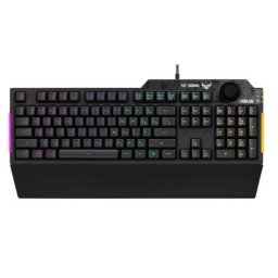 Tastatura TUF Gaiming K1 RGB USB Neagra