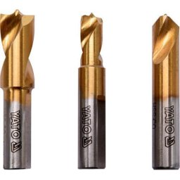 Set 3 burghie pentru puncte de sudura, 6.5, 8, 10 mm
