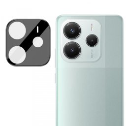 Folie de protectie Camera Spate Techsuit pentru Xiaomi Redmi Note 14 5G, Sticla Securizata, Neagra