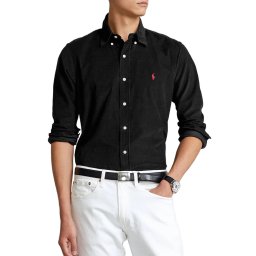 POLO RALPH LAUREN Cămaşă Cubdppcs-Long Sleeve-Sport 710853123003 001 black