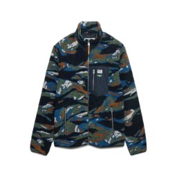 SUPERDRY Jachetă Terrain Fleece Zip Thru M2014622A m9f navy terrain