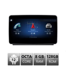 Navigatie Android Mercedes SLK 2012-2014 NTG4.5, ecran 9 inch, 8GB RAM