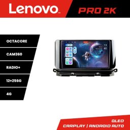 Navigatie Android Skoda Octavia 4 2020-2024 QLED 2K 12+256GB Lenovo