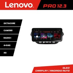 Navigatie Hyundai i10 2013-2019 Lenovo PRO 12.3 QLED 4G GPS DSP