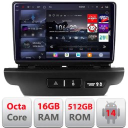 Navigatie Android Kia Ceed 2018-2020 QLED 2K GPS 16GB RAM 512GB