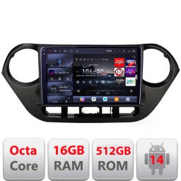 Navigatie Hyundai i10 2013-2019 Edotec QLED 2K Android 16GB+512GB