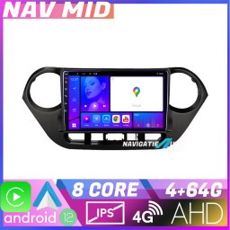 Navigatie Hyundai i10 2013-2019 Android 12, 4GB RAM, 64GB, CarPlay