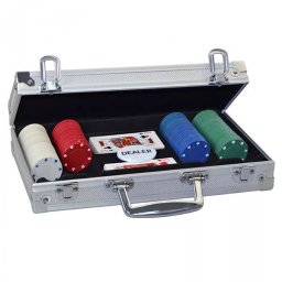 ProPoker 200: Set de poker în servietă de aluminiu - 200 de piese - în limba maghiară