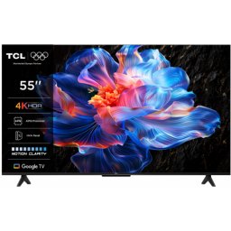 Televizor LED TCL Smart 55P6K Seria P6K, 55 inch, Ultra HD 4K, Black