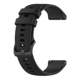 Curea pentru Huawei Watch GT 4 (41mm)/W1/Honor Watch S1/Garmin Venu 2S/Vivoactive 4S - Techsuit Watchband 18mm (W006) - Black