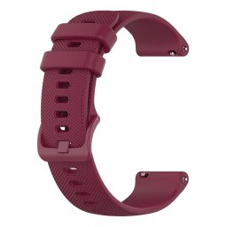 Curea pentru Huawei Watch GT 4 (41mm)/W1/Honor Watch S1/Garmin Venu 2S/Vivoactive 4S - Techsuit Watchband 18mm (W006) - Burgundy
