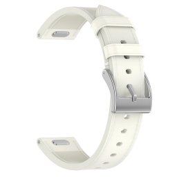 Curea pentru Huawei Watch GT 4 (41mm)/W1/Honor Watch S1/Garmin Venu 2S/Vivoactive 4S - Techsuit Watchband 18mm (W073) - White