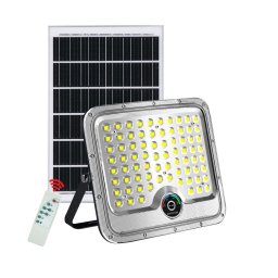 Proiector Solar LED 600W Innova Smart Home Hall, IP67, Panou Solar 35x35 cm si Telecomanda