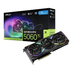 PNY VCG5060T8TFXXPB1-O EPIC-X RGB Overclocked Triple Fan GeForce RTX 5060 Ti 8GB GDDR7 DLSS4