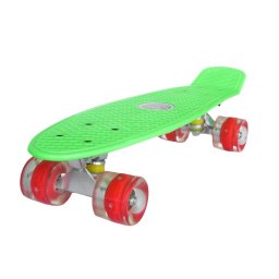 Penny board Mad Cruiser cu roti LED ABEC 7-verde