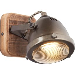 Brilliant - Aplică spot de perete CARMEN WOOD 1xGU10/5W/230V eucalipt