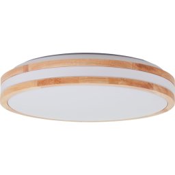Brilliant - Plafonieră LED LASKOS LED/22W/230V, diam. 38 cm, lemn de hevea