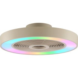 Brilliant - plafonieră LED RGBW cu ventilator CATANIA LED/37W/230V bej + telecomandă