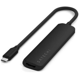 Hub Satechi 4-in-1 Port USB-C 4x USB-C 10Gbps 100W PD Gri