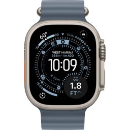 Smartwatch Apple Watch Ultra 3 titanium 49 mm Ocean bracelet maritime blue