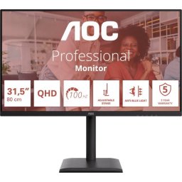 Monitor AOC Q32E4U 31.5inch 2560x1440 100Hz IPS Flat Negru