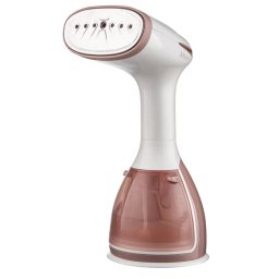 Aparat de Calcat Vertical cu Abur Myria MY4576 Rezervor Apa 280ML 25G/Min 1500W Roz/Alb