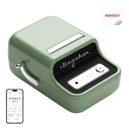 Imprimanta Termica de Etichete NiiMbot B21 Pro Portabila Verde